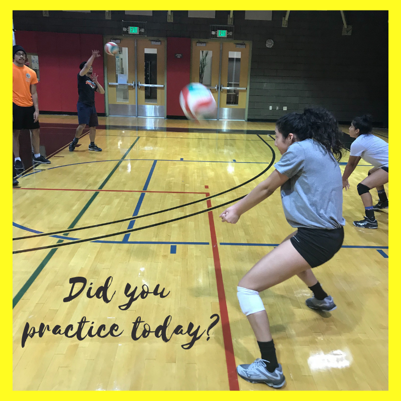 I gathered a collection of the dig volleyball drills we do in training that I explain how to do at home or in practice to my Pinterest and Youtube followers. 