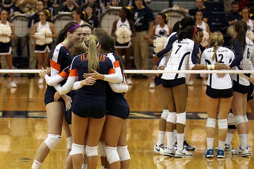 Improve volleyball communication skills by learning 5 things to say before your team serves like what to tell your setter and how to remind hitters to cover.