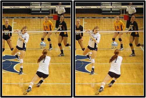  Volleyball defensive strategies are used between the front row blockers whose job it is to stop an attacker and diggers dig anything that gets past the block.