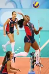 Danielle Scott Arruda is the first American, male or female, to play volleyball in five Olympic games.