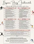beginner passing fundamentals checklistUSE