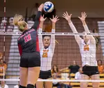 I describe 3 volleyball blocking terms and 3 types of blocks in volleyball specifically what is the block touch, the block assist, and the block attempt. 