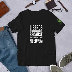 Cute comfy volleyball tee shirts for liberos, defensive specialists and backrow players who love to play aggressive defensive to help their team win big matches
