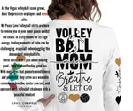 Vegas volleyball moms, are you feeling the pressure of our city's fast growing competitive scene? My Peace Love Volleyball mom shirts are created to inspire you