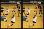  Volleyball defensive strategies are used between the front row blockers whose job it is to stop an attacker and diggers dig anything that gets past the block.
