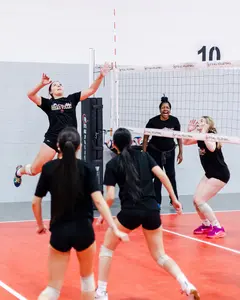 Learn specifics about the volleyball hitting drills we do in Club and Boot Camp Classes to beat the block, hit deep corners, mix up shots and spike for points.