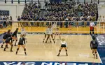 Volleyball rotations A rally winning team gets one point, the right to serve and one rotation clockwise before the next server gets to serve to start a rally. 