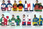 My Tokyo Olympics world flags streetwear tie dye designs are cute volleyball outfits with sweatpants, joggers bikinis and sports bras for Olympic sports fans.  