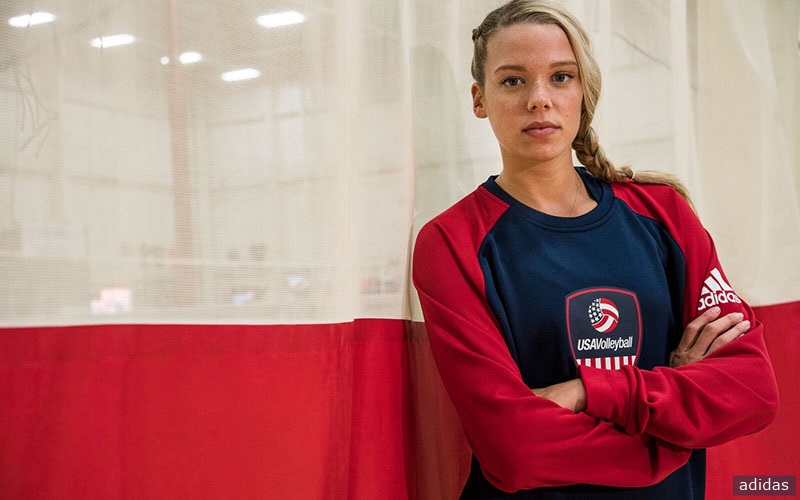 usa volleyball jersey adidas