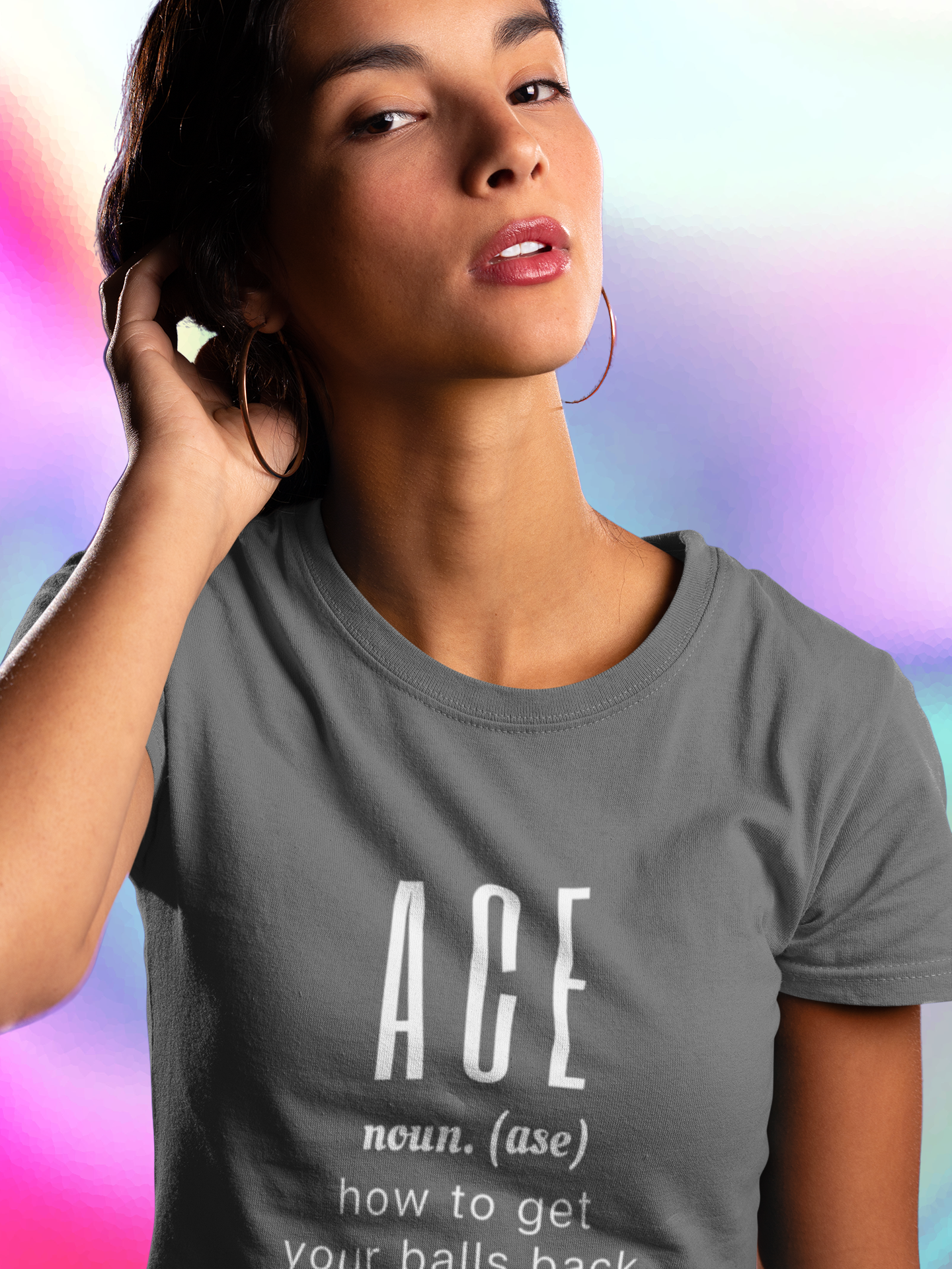This really cute ACE Volleybragswag shirt is one of my original designs in my volleyball balls shirt collection available in my ETSY shop.