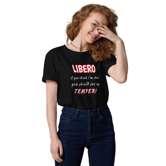 Inspirational Volleyball quotes for Liberos like "LIBERO If you think you're short you should see my temper" are on my top selling libero shirts sold on my Volleybragswag Etsy shop.