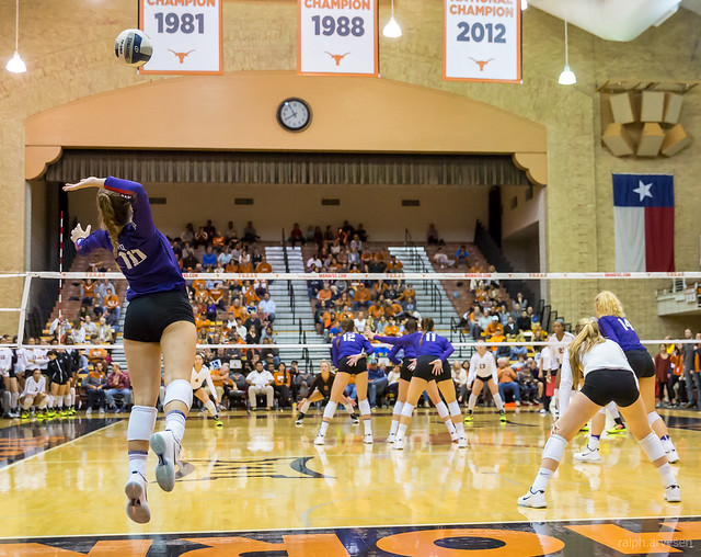 The overhand jump serve volleyball technique, when done correctly is used by top high school, collegiate, pro indoor and beach players to score points consistently. (Ralph Aversen)