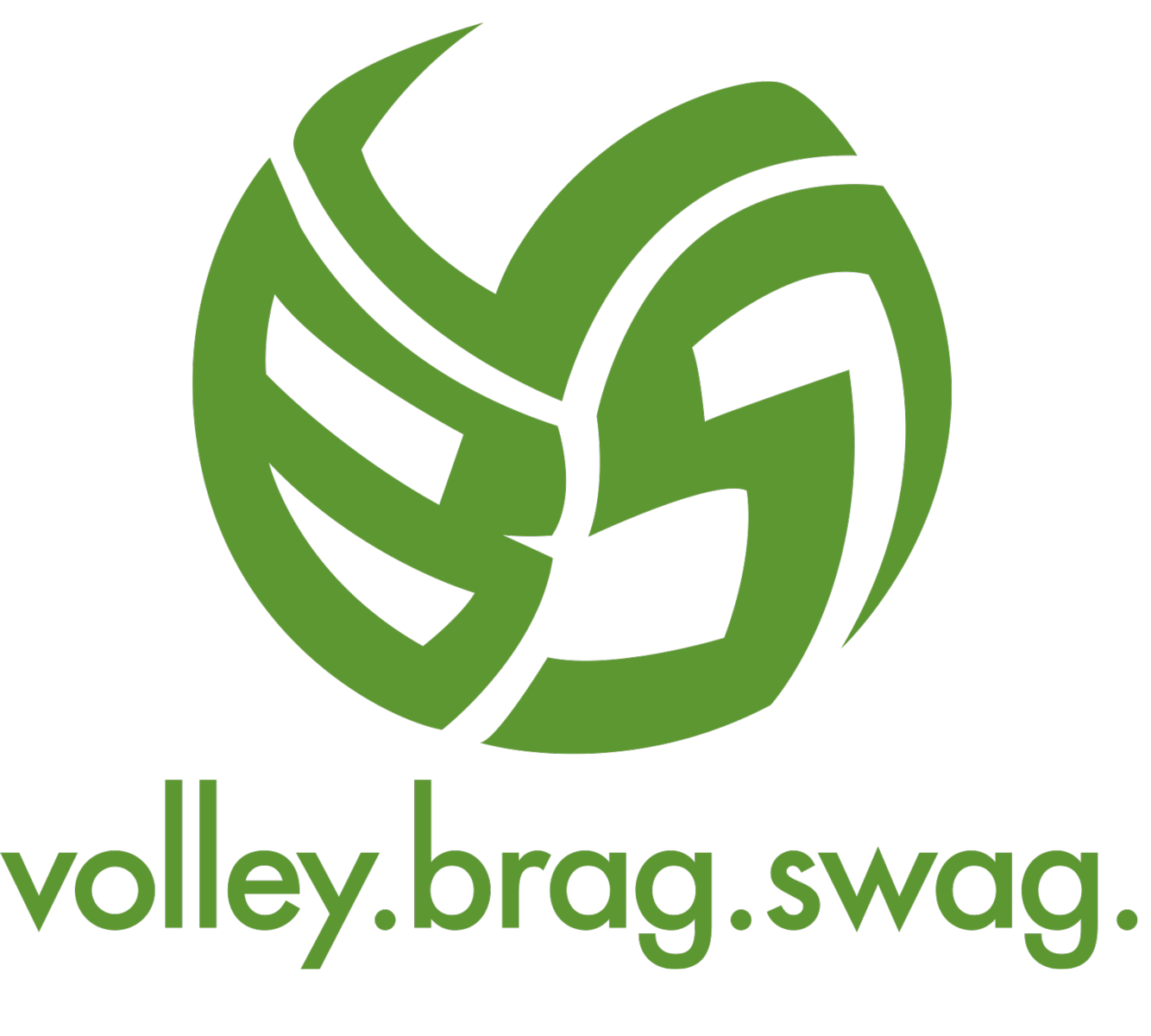 The Volleybragswag Volleyball TShirt Logos