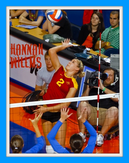 Iowa State Cyclones outside hitter Hannah Willms answered my volleyball interview questions.