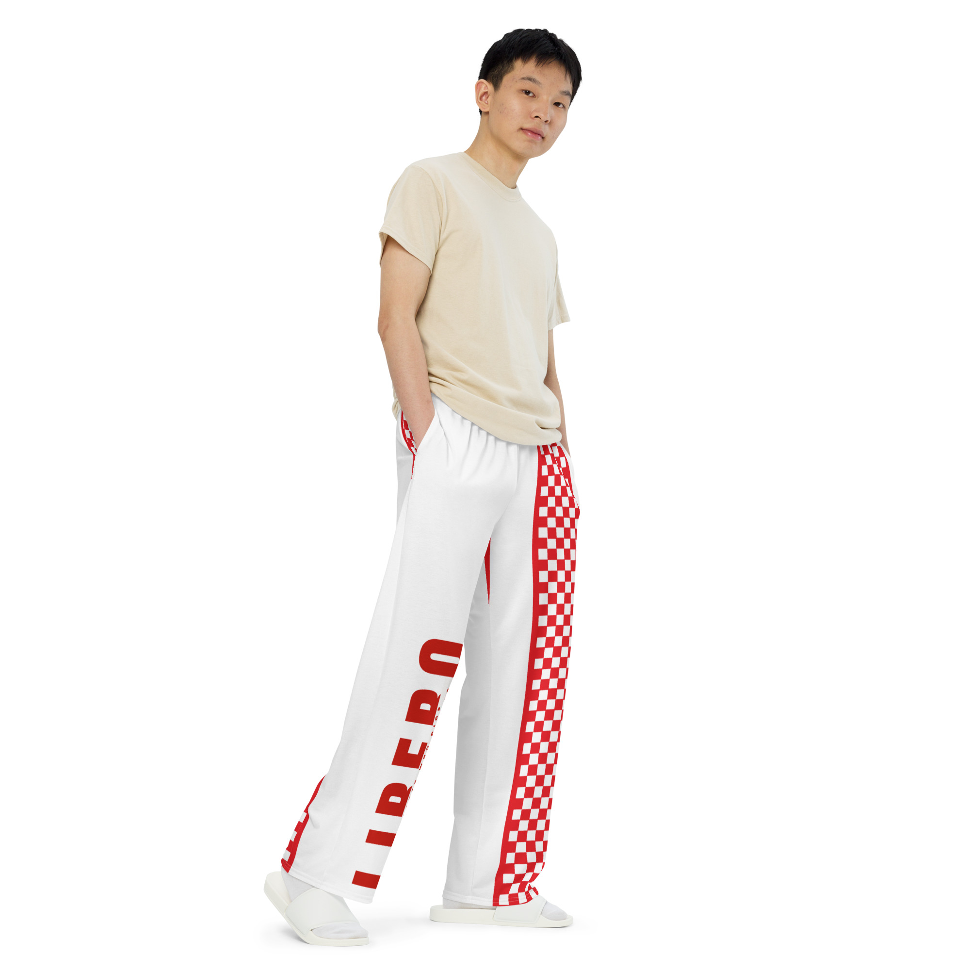 Plus, these wide leg pajama pants aren't just stylish, they're also versatile!

You can use them as beach volleyball cover-up pants or even as yoga pants or like I do as workout pants.