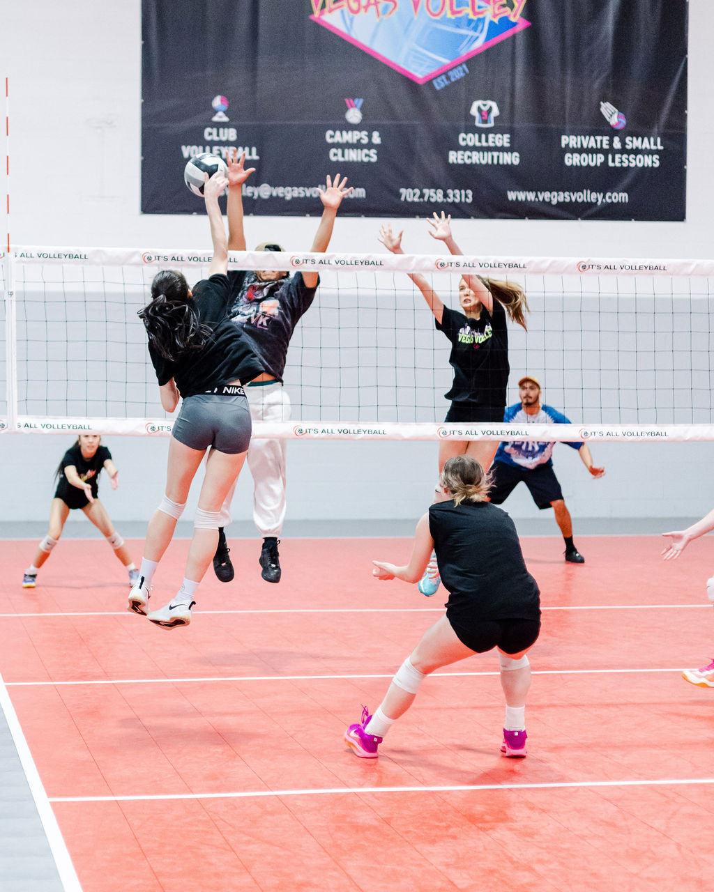 I Define Spiking And 16 Other Volleyball Attack Hit Terms: The wipe describes the wiping action of a spiker's arm motion when the player aims the ball for an opposing blocker's outside hand. (Shots by Shanty)