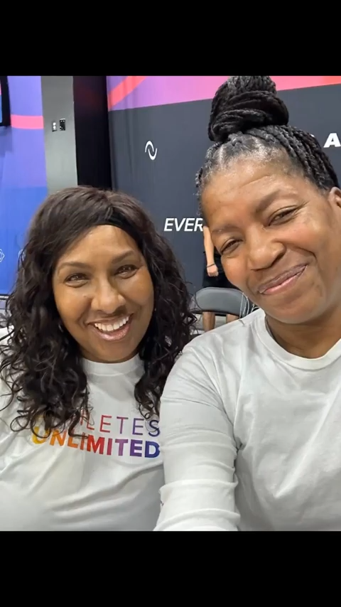 Athlete Unlimited Pro Volleyball Facilitator and Pro Volleyball Federation Asst Coach for the San Diego Mojo Olympian and friend Deitre Collins Parker (and 1983 NCAA Tournament Champion middle blocker for Hawaii.)