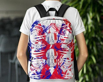 Really cute back to school backpacks inspired by the flag of France. Available on ETSY in my Volleybragswag shop. Get yours today!