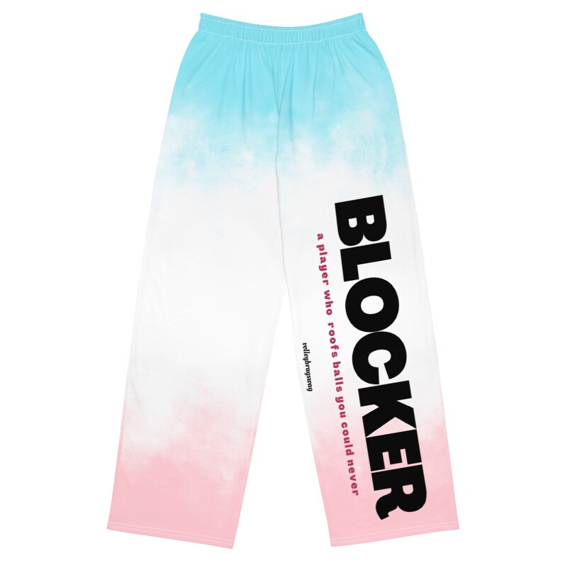 Its time to change up and start wearing fresh, fearlessly flamboyant wide leg pajama pants by Volleybragswag this season.