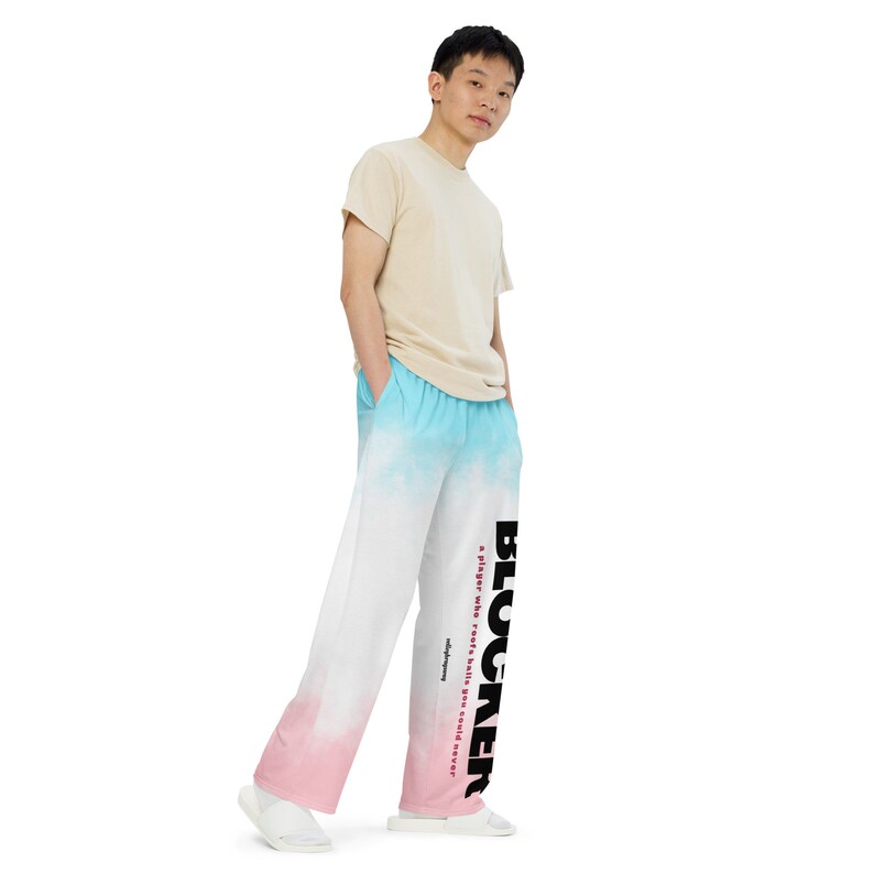 Would you rather wear the same tired blue flannel pants you've had for the past 3 years or is it time to change up and start wearing fresh, fearlessly flamboyant wide leg pajama pants by Volleybragswag in 2023?