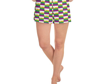 These athletic women's short shorts are so comfy and made from such a versatile fabric that you won't feel out of place at any sports event. And, of course, they have pockets.