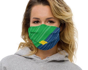 These Volleybragswag yellow and green masks inspired by the Brazilian Flag make great gift ideas for volleyball players