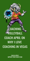 Coaching Volleyball Coach April on Why I Love Coaching in Vegas