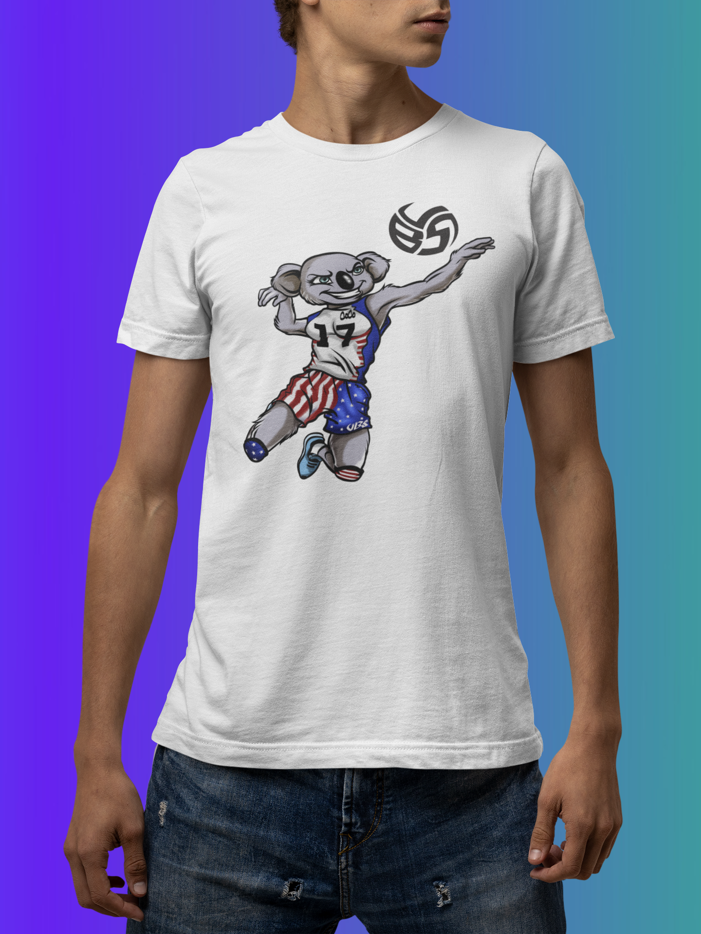 My koala bear shirt collection celebrates this special connection between volleyball's versatile position and nature's strategic survivor. Each design captures the essence of what makes right side hitters exceptional: the ability to adapt, the perfect blend of power and precision, and the calm demeanor that helps them excel under pressure.