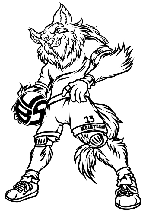 Volleybragswag Wolf Coloring Pages