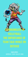 Communicate in Volleyball: The Importance of Team Talk While on Defense by April Chapple