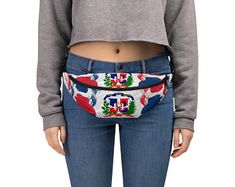Now available are the Volleybragswag flag of Dominican Repulic inspired fanny packs --great accessories to our cute volleyball outfits! Click to shop now on Etsy.