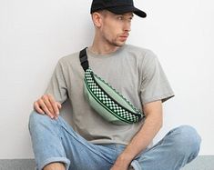 Cute fanny packs that are cool are in! Guys wearing fanny packs are in! Back to school outfits with fanny pack accessories are a thing this season. Check out these popular designs on Etsy!
