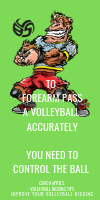 To Forearm Pass A Volleyball Accurately You Need To Control The Ball by April Chapple