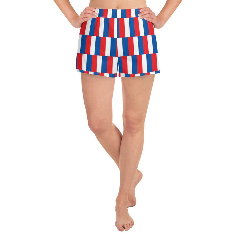 Are you ready for the Paris 2024 Olympics? You can be with these Freance flag inspired beach volleyball shorts. 
 If you’re looking to get a volleyball senior gift, or a gift for a volleyball player, volleyball mom gift, volleyball player gift idea, or even beach volleyball gifts, then look no further.