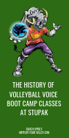 The History of Volleyball Voice Boot Cap Classes at Stupak