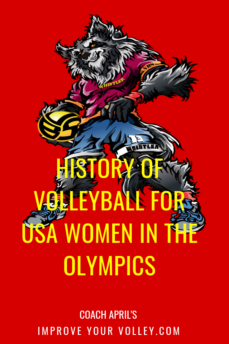 History of Volleyball for USA Women in the Olympics by April Chapple
