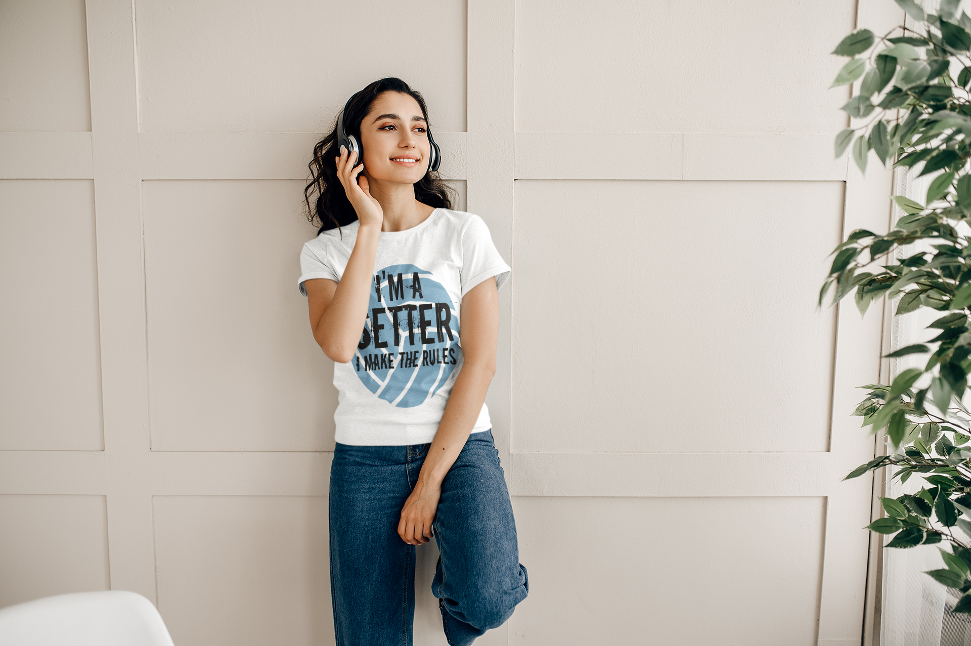 I'm A Setter. Buy these cute volleyball libero shirts with quotes about playing volleyball which make cool gifts for players and are available in my ETSY shop!