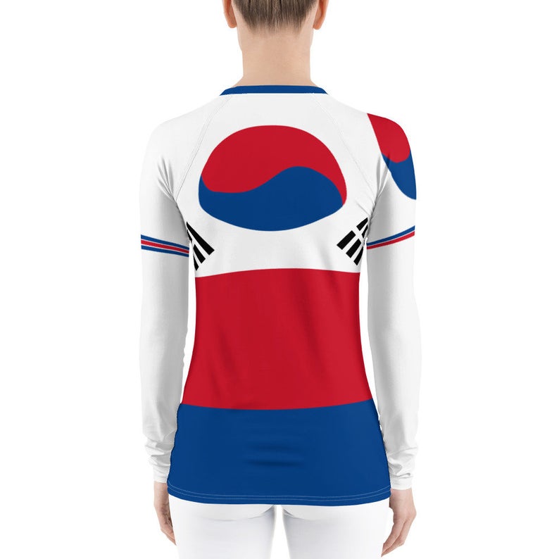 Create A Cute Beach Volleyball Outfit With Korea Flag Inspired Designs by Volleybragswag