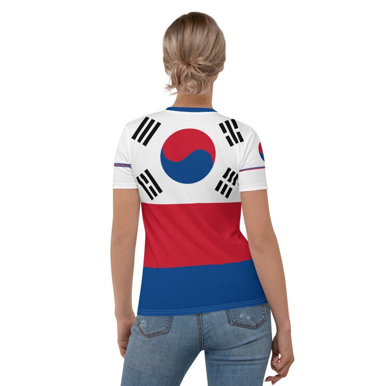 Create A Cute Beach Volleyball Outfit With Korea Flag Inspired Designs by Volleybragswag