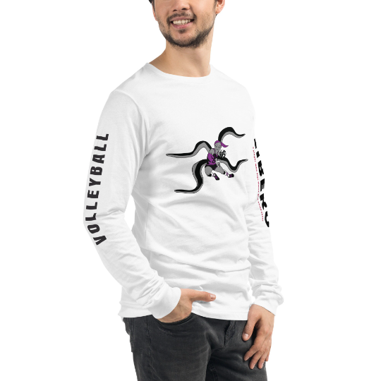 Yep this goes right on the top of the early Christmas shopping list, TRUST! Check out these cute long sleeve shirts for volleyball players who need to add an animal lover shirt to their volleyball outfit collection with O.I. Gotchu the libero Octopus.
