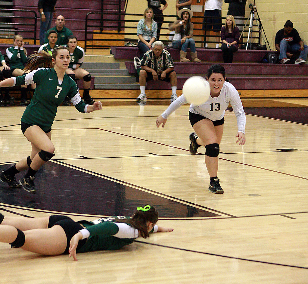 To become that girls varsity volleyball player that leads the team you'll first have to decide that no ball that you can get to with three or four steps will fall around you or in your immediate area.