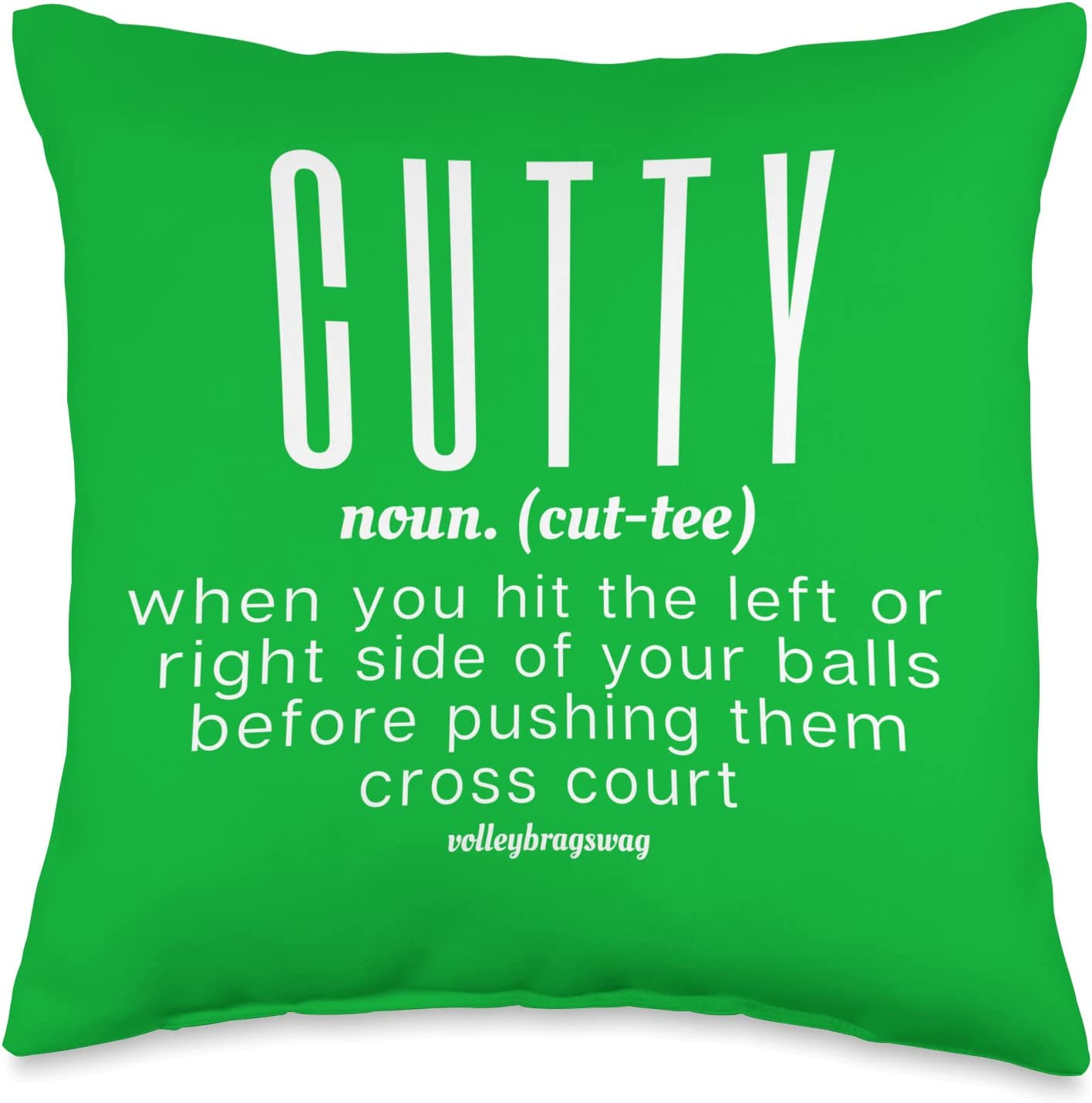 Funny Volleyball Quotes For Hitters by Volleybragswag like CUTTY - When you hit the left or right side of your balls before pushing them cross court.