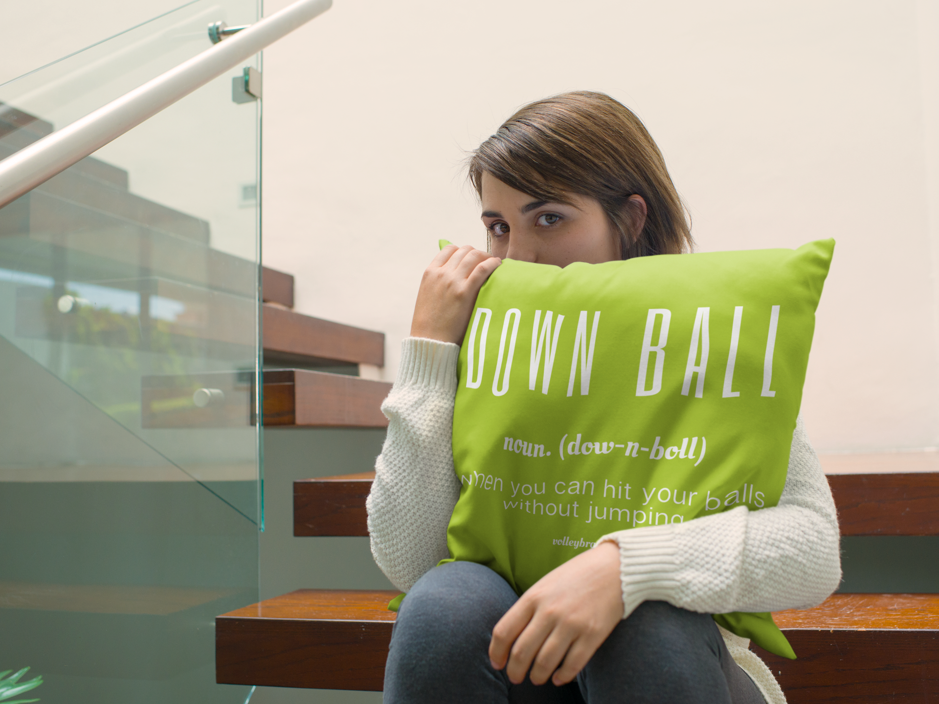 The "down ball in volleyball" is a volleyball term that hitters use for attacking the ball on the court without using a spike approach jump to score points.
April Chapple, Elite Volleyball Coach, Launches a Hilarious Volleyball T-shirt Line With Fun Tongue-in-Cheek Designs sure to make players and enthusiasts laugh.