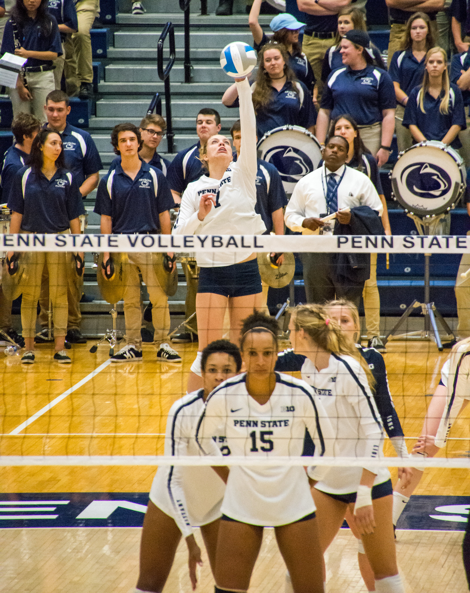 Here are four serving tips for volleyball players to add power to their serve...face your target, visualize your serve, toss the same way, serve like you spike