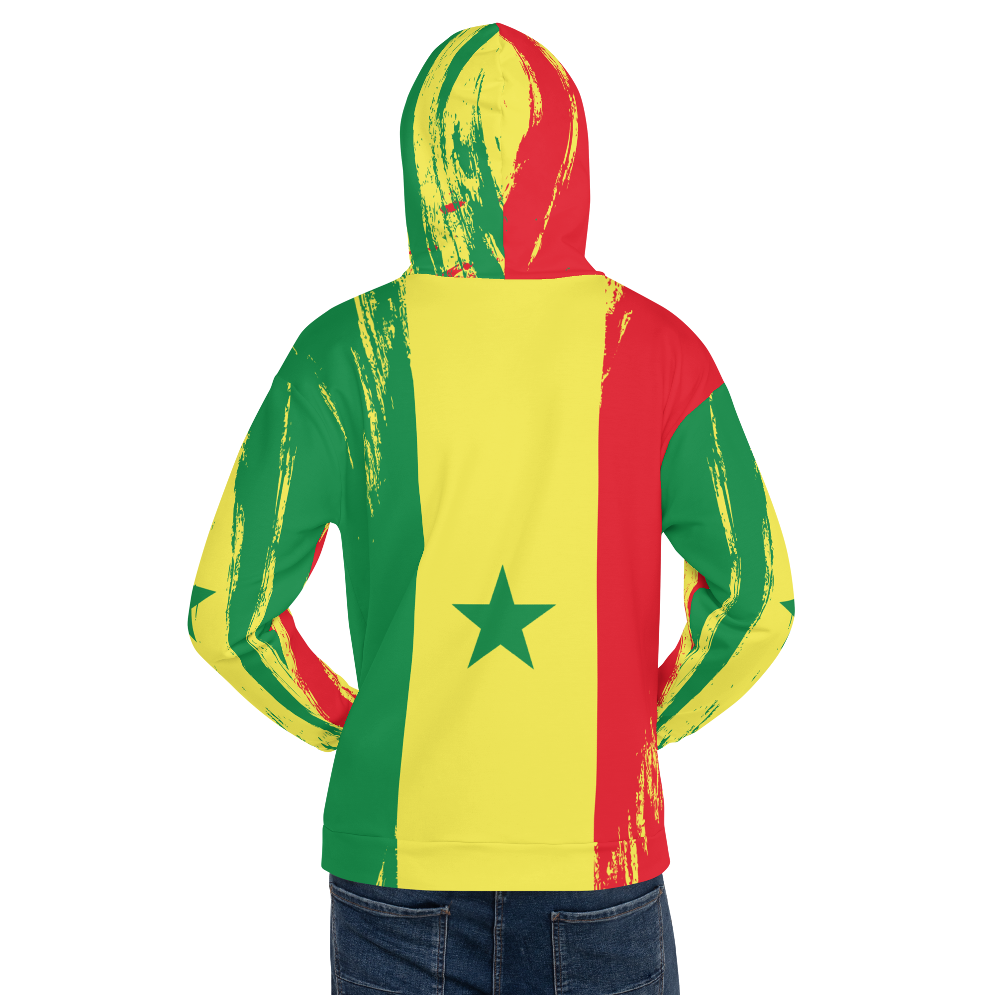 Senegal Flag Inspired volleyball sweatshirt designs sold in my Volleybragswag Etsy shop.