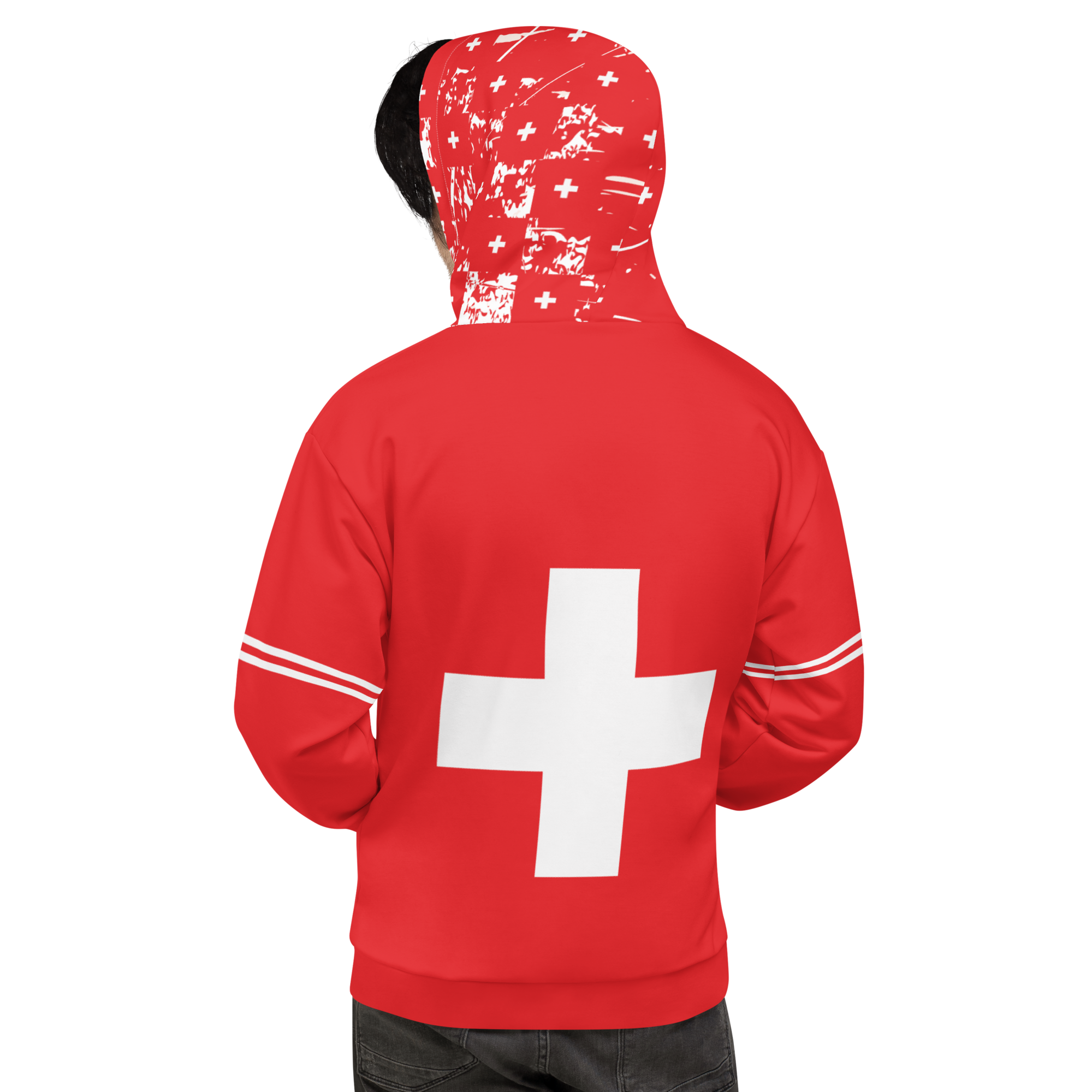 My colorful Switzerland flag inspired unisex oversized volleyball team hoodies by Volleybragswag are now sold on ETSY!