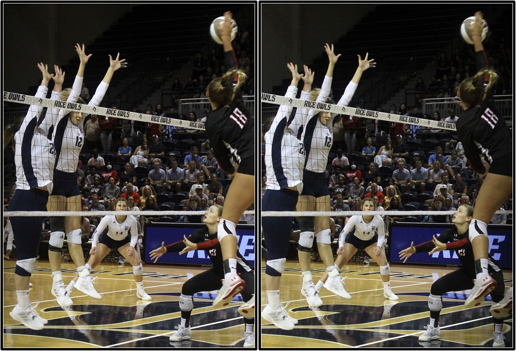 If a team has two strong setters that are also strong attackers then they usually play a 6-2 volleyball rotation where both setters play opposite each other.

fossil mike photo double block texas tech