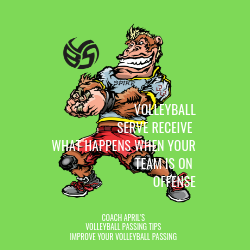 Volleyball Serve Receive What Happens When your Team Is On Offense by April Chapple