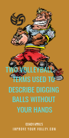 Two Volleyball Terms Used To Describe Digging Balls Without Your Hands by April Chapple