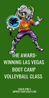 The Award-winning Las Vegas Boot Camp Volleyball Class